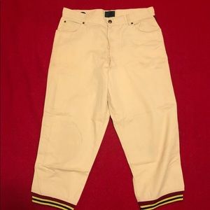 Jean Paul Gaultier Vintage Wool Blend Baseball Knicker Pants - Size 50 / 33 w.